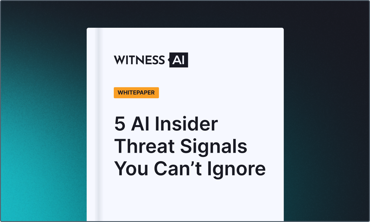 5 AI Insider Threat Signals