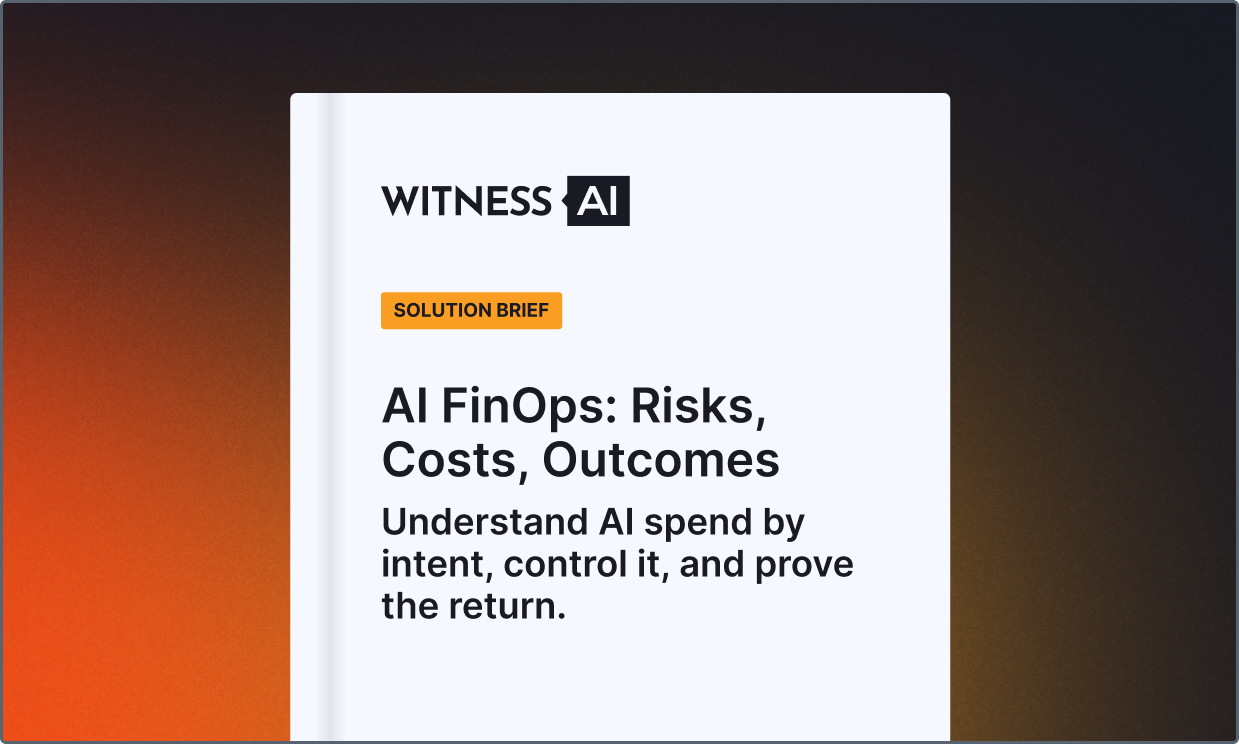AI FinOps Solution Brief